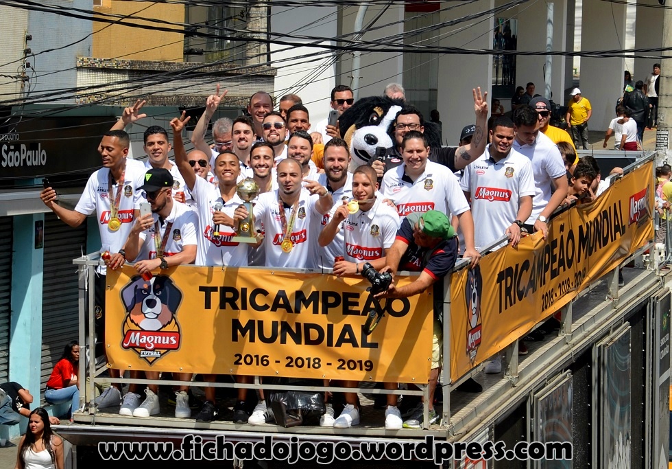 Futsal sorocabano comemora título mundial com desfile nesta 5ª feira -  Agência Sorocaba de Notícias